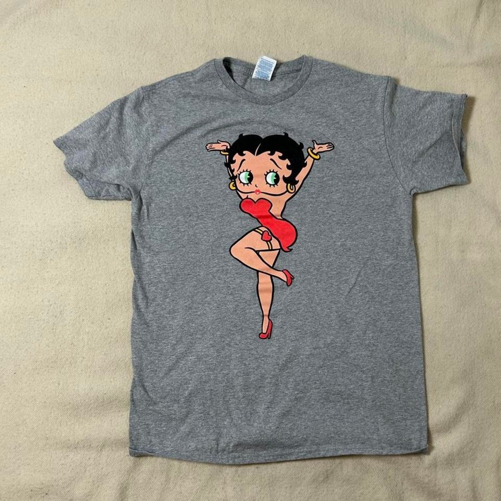 Vintage Betty Boop Delta Pro‎ Weight Sz Medium Grey